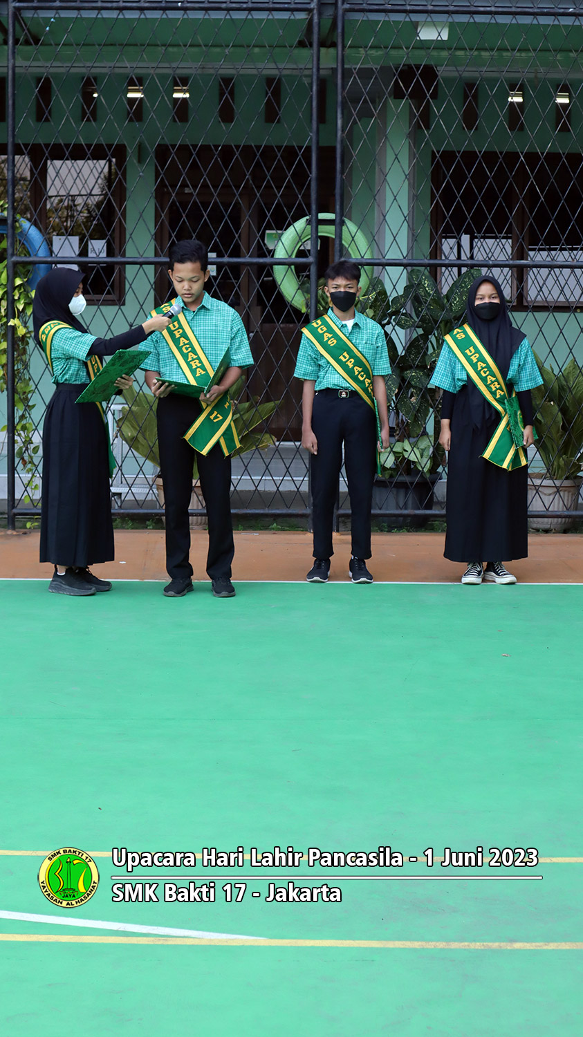 Upacara Hari Lahir Pancasila 2023 SMK Bakti 17