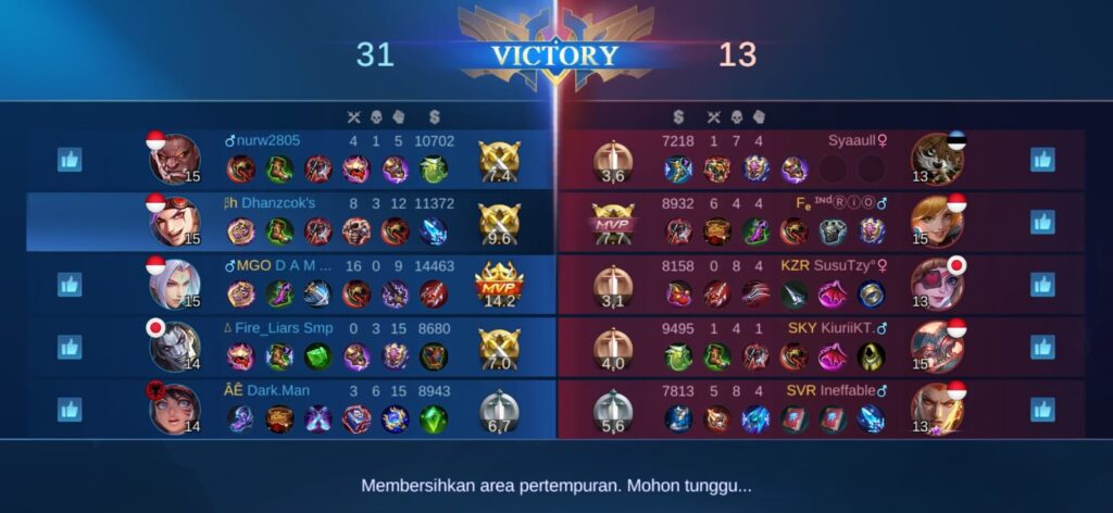 Turnamen Mobile Legend tahun 2021 Juara ke 3