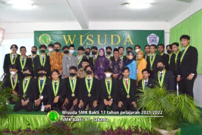 Wisuda SMK Bakti 17 tahun pelajaran 2021-2022