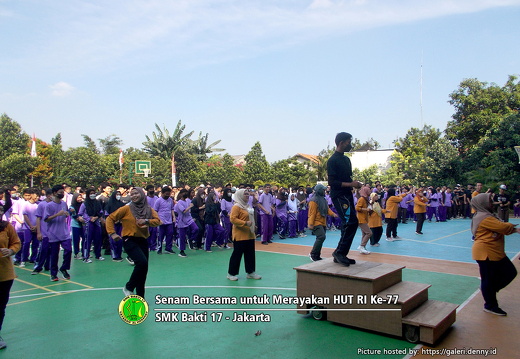 Senam Bersama SMK Bakti 17 tahun 2022