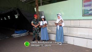 Latihan Dasar Kepemimpinan Peserta Didik di Bekang Kostrad 2023