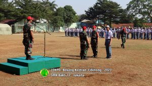 Latihan Dasar Kepemimpinan Peserta Didik di Bekang Kostrad 2023