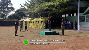 Latihan Dasar Kepemimpinan Peserta Didik di Bekang Kostrad 2023