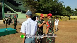 Latihan Dasar Kepemimpinan Peserta Didik di Bekang Kostrad 2023