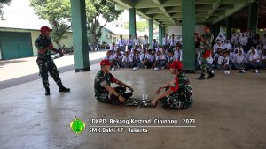 Latihan Dasar Kepemimpinan Peserta Didik di Bekang Kostrad 2023