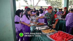 Latihan Dasar Kepemimpinan Peserta Didik di Bekang Kostrad 2023