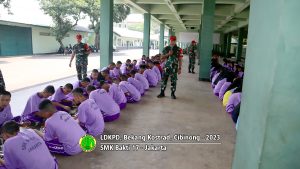 Latihan Dasar Kepemimpinan Peserta Didik di Bekang Kostrad 2023