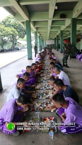 Latihan Dasar Kepemimpinan Peserta Didik di Bekang Kostrad 2023