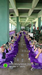 Latihan Dasar Kepemimpinan Peserta Didik di Bekang Kostrad 2023