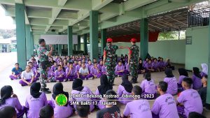 Latihan Dasar Kepemimpinan Peserta Didik di Bekang Kostrad 2023