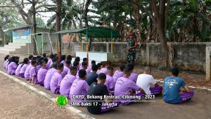 Latihan Dasar Kepemimpinan Peserta Didik di Bekang Kostrad 2023