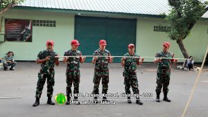 Latihan Dasar Kepemimpinan Peserta Didik di Bekang Kostrad 2023