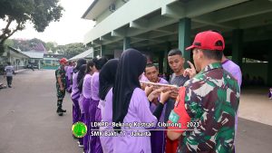 Latihan Dasar Kepemimpinan Peserta Didik di Bekang Kostrad 2023