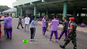 Latihan Dasar Kepemimpinan Peserta Didik di Bekang Kostrad 2023