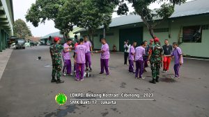 Latihan Dasar Kepemimpinan Peserta Didik di Bekang Kostrad 2023