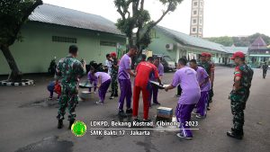 Latihan Dasar Kepemimpinan Peserta Didik di Bekang Kostrad 2023