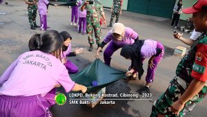 Latihan Dasar Kepemimpinan Peserta Didik di Bekang Kostrad 2023