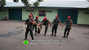 Latihan Dasar Kepemimpinan Peserta Didik di Bekang Kostrad 2023