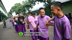 Latihan Dasar Kepemimpinan Peserta Didik di Bekang Kostrad 2023