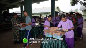 Latihan Dasar Kepemimpinan Peserta Didik di Bekang Kostrad 2023