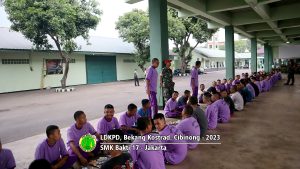 Latihan Dasar Kepemimpinan Peserta Didik di Bekang Kostrad 2023