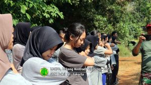 Latihan Dasar Kepemimpinan Peserta Didik di Bekang Kostrad 2023