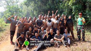 Latihan Dasar Kepemimpinan Peserta Didik di Bekang Kostrad 2023