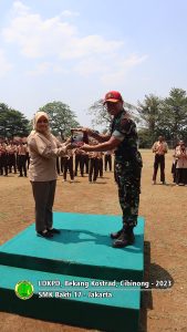 Latihan Dasar Kepemimpinan Peserta Didik di Bekang Kostrad 2023