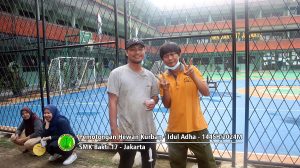 Pemotongan hewan kurban Idul Adha 1445H-2024M