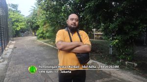 Pemotongan hewan kurban Idul Adha 1445H-2024M