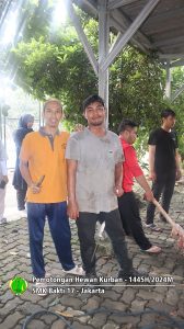 Pemotongan hewan kurban Idul Adha 1445H-2024M
