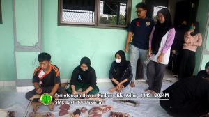 Pemotongan hewan kurban Idul Adha 1445H-2024M