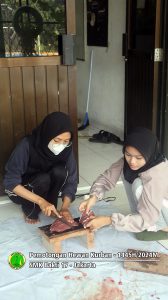Pemotongan hewan kurban Idul Adha 1445H-2024M