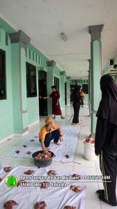 Pemotongan hewan kurban Idul Adha 1445H-2024M