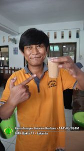 Pemotongan hewan kurban Idul Adha 1445H-2024M
