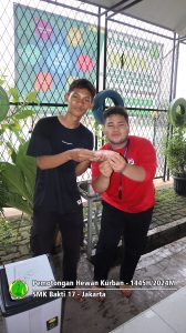 Pemotongan hewan kurban Idul Adha 1445H-2024M
