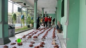 Pemotongan hewan kurban Idul Adha 1445H-2024M
