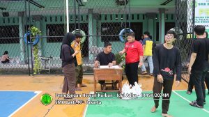 Pemotongan hewan kurban Idul Adha 1445H-2024M