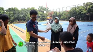 Pemotongan hewan kurban Idul Adha 1445H-2024M