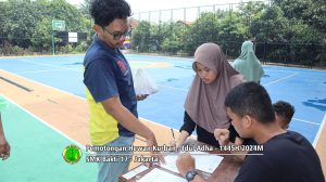 Pemotongan hewan kurban Idul Adha 1445H-2024M