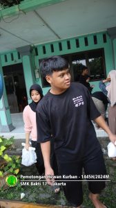 Pemotongan hewan kurban Idul Adha 1445H-2024M