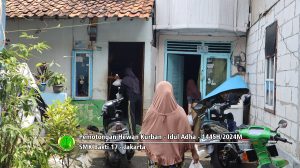 Pemotongan hewan kurban Idul Adha 1445H-2024M