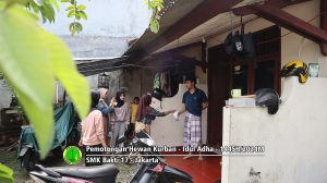 Pemotongan hewan kurban Idul Adha 1445H-2024M
