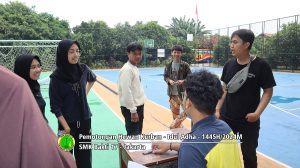 Pemotongan hewan kurban Idul Adha 1445H-2024M