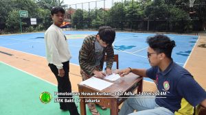 Pemotongan hewan kurban Idul Adha 1445H-2024M