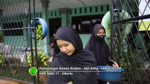 Pemotongan hewan kurban Idul Adha 1445H-2024M