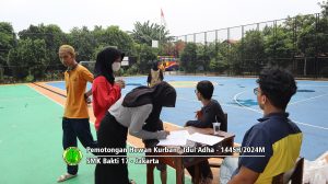 Pemotongan hewan kurban Idul Adha 1445H-2024M