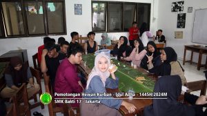 Pemotongan hewan kurban Idul Adha 1445H-2024M